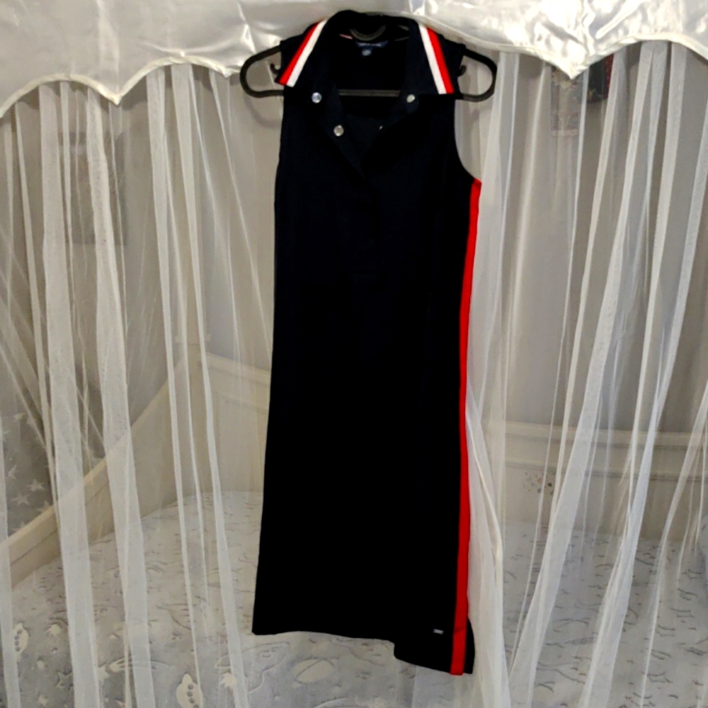 Tommy Hilfiger navy sleeveless dress size xxs